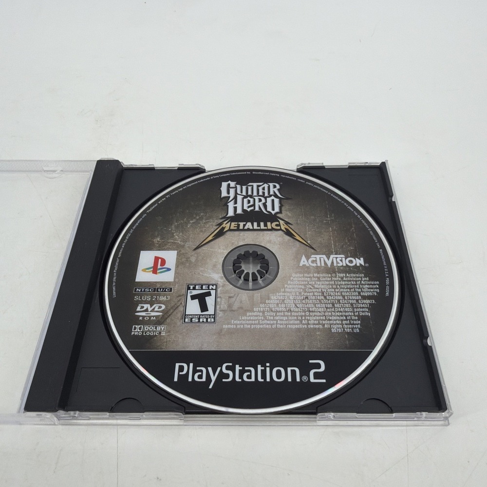 PS2 Guitar Hero Metallica DISC ONLY TESTED